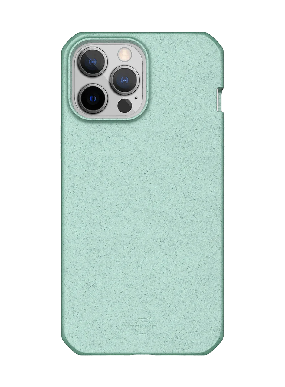 Itskins Feroniabio Terra iPhone 13 Pro Max Cover - Light Green - Tashqila Itskins Feroniabio Terra iPhone 13 Pro Max Cover - Light Green - Tashqila